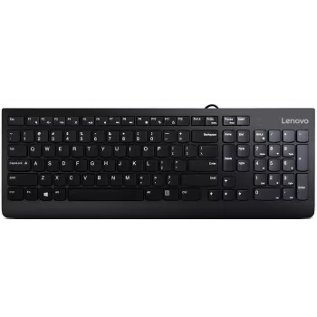 Lenovo 300 klaviatūra USB universali QWERTY juoda