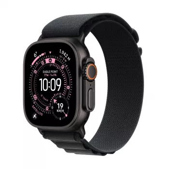 Apple Watch Ultra 3 GPS + Cellular 49mm Juodas Titano Korpusas Juodas Alpine Loop Didelis