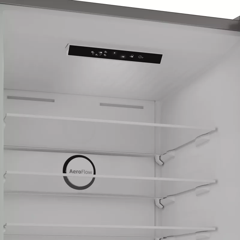 Šaldytuvas-šaldiklis Beko B3RCNE564HXB laisvai pastatomas 490 L sidabrinis