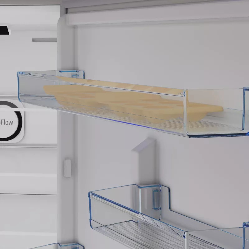 Šaldytuvas-šaldiklis Beko B3RCNE564HXB laisvai pastatomas 490 L sidabrinis