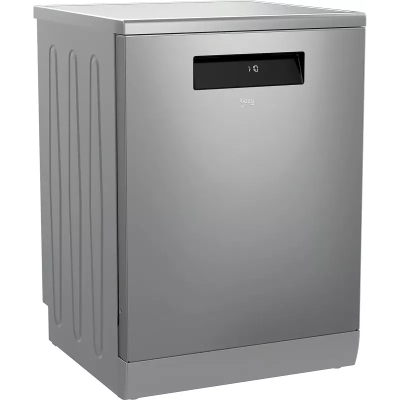 Laisvai pastatoma indaplovė BEKO DEN48530X, 15 stalvių, 8 programų, 44 dB, 598×850×600 mm