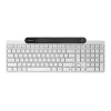 Belaidė Bluetooth klaviatūra Lenovo 800 – JAV anglų išdėstymas, savaiminio įkrovimo, balta