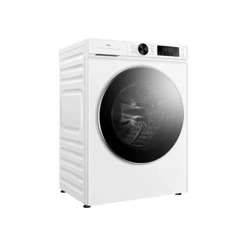 Skalbimo mašina TCL FP0944WA0 – priekinė, 9 kg, 1400 aps./min., A klasė, LED ekranas, garų funkcija, 60×56×85 cm, balta