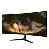 34 colių lenktas monitorius Arozzi Nova — 34 col. (86,4 cm), 3440×1440, 21:9, VA LED, 1 ms, VESA, įmontuoti garsiakalbiai, juodas