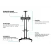 Multibrackets M Public Floorstand Basic 150 su lentyna ir laikikliu kamerai