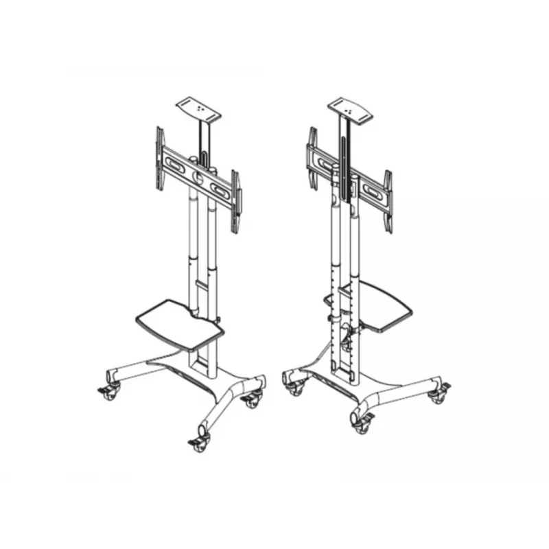 Multibrackets M Public Floorstand Basic 150 su lentyna ir laikikliu kamerai