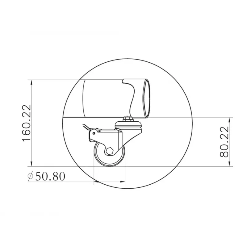 Multibrackets M Public Floorstand Basic 150 su lentyna ir laikikliu kamerai