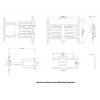Multibrackets M Universal Flexarm Pro 125kg Super Duty Plus sieninis laikiklis
