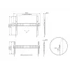Multibrackets M Universal Wallmount Fixed X Large – stacionarus laikiklis televizoriui