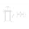 Multibrackets M Motorized Public Floorstand Dual Pillar 180 HD – mobilus motorizuotas stovas televizoriams