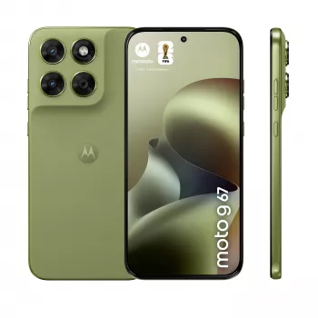 Išmanusis telefonas Motorola moto g67 6,8 colio (17,3 cm) 5G, MediaTek Dimensity 6300 2,4 GHz, 4 GB RAM, 128 GB, 5200 mAh, Hybrid Dual SIM, Žalia