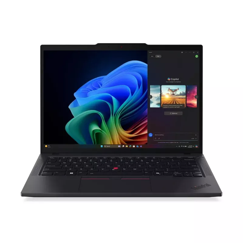 Nešiojamas kompiuteris Lenovo ThinkPad T14 Gen 6 (Intel) Copilot+ PC Intel Core Ultra 5 226V 35,6 cm (14 col.) WUXGA 16 GB LPDDR5x-SDRAM 512 GB SSD Wi-Fi 7 (802.11be) Windows 11 Pro Nordic Black