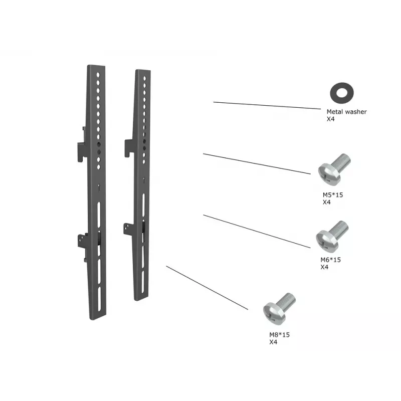 Plookščio ekrano tvirtinimo rankena Multibrackets M Pro Series fiksuotos rankenos 400mm
