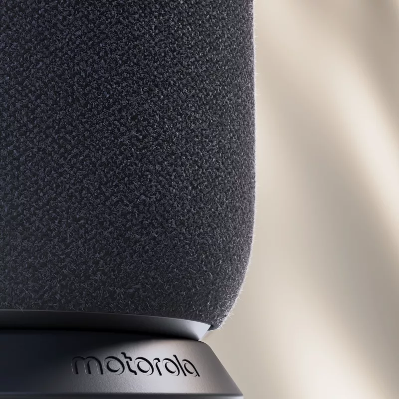 Mono nešiojamas garsiakalbis Motorola moto sound flow Carbon — 30 W RMS, USB-C, belaidis, audinio korpusas