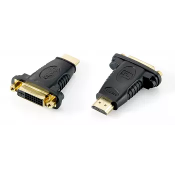 Equip HDMI į DVI-D Dual Link adapteris, DVI (24+1), HDMI A, juodas
