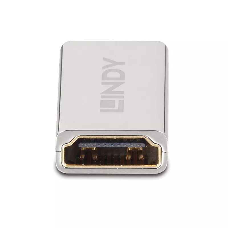 Lindy HDMI 2.1 Movėja Moteriška į Moterišką, HDMI 2.1, sidabrinė