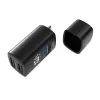 Manhattan USB-C 3 prievadų USB centras, ypač kompaktiškas, 3x USB-A prievadai (1x 5 Gbps USB 3.2 Gen1, 3x 480 Mbps USB 2.0), maitinamas iš USB