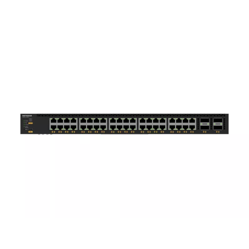 NETGEAR M4350-40X4C valdomas L3 10G Ethernet (100/1000/10000) jungiklis su PoE 1U juodas