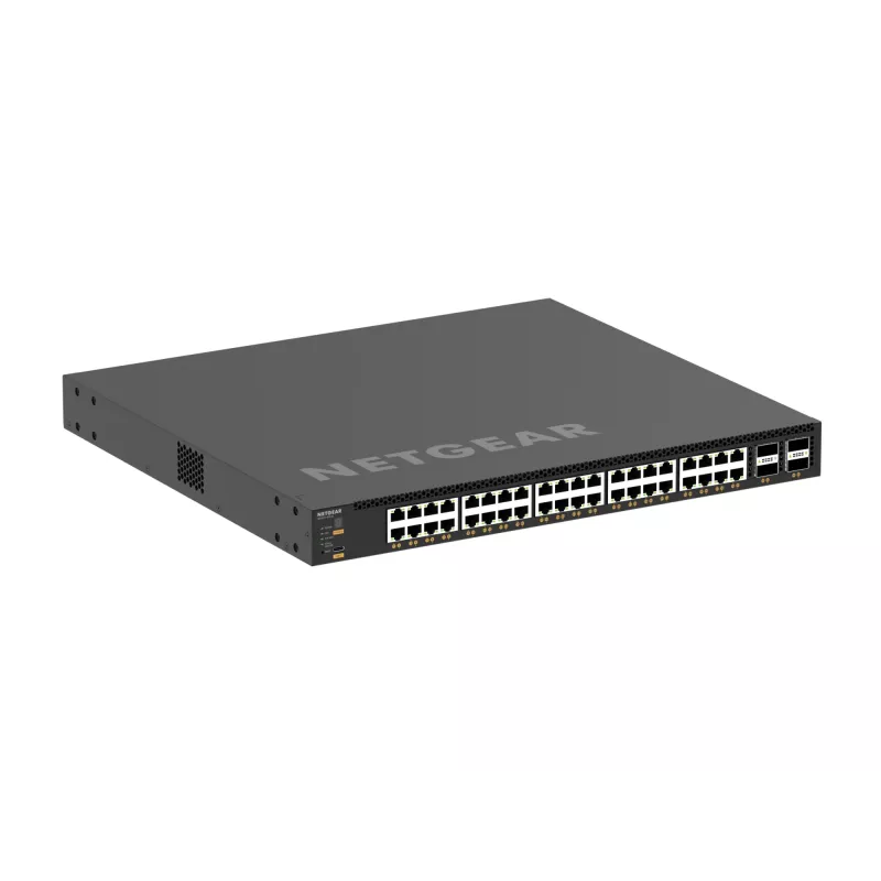 NETGEAR M4350-40X4C valdomas L3 10G Ethernet (100/1000/10000) jungiklis su PoE 1U juodas