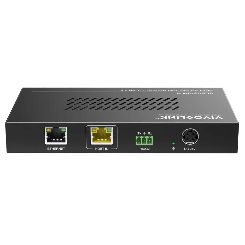 Vivolink vaizdo keitiklis VLSC242M, metalinis korpusas, HDCP 1.4/2.2, AC 110–230V, 250×200×44 mm