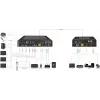 Vivolink vaizdo keitiklis VLSC242M, metalinis korpusas, HDCP 1.4/2.2, AC 110–230V, 250×200×44 mm
