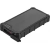 Sandberg Solar Powerbank CampLED 10000, 10000 mAh, nešiojamas saulės energijos bankas su LED lempa, juodas