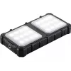 Sandberg Solar Powerbank CampLED 10000, 10000 mAh, nešiojamas saulės energijos bankas su LED lempa, juodas