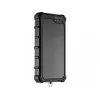 Sandberg Solar Powerbank CampLED 10000, 10000 mAh, nešiojamas saulės energijos bankas su LED lempa, juodas