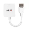 Lindy HDMI 18G į DisplayPort 1.2 keitiklis, 0,095 m, HDMI A tipo, DisplayPort, moteriškas, vyriškas, tiesus