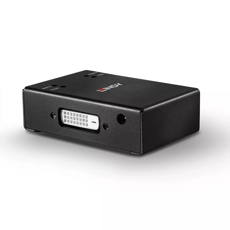 Lindy HDMI / VGA / DVI EDID įrašymo įrenginys, 3840 x 2160 pikselių, 18 Gbit/s, juodas, metalinis