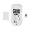 Sandberg Wireless Mouse Saver White, belaidė RF pelė, 1600 DPI, balta