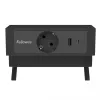Fellowes 100137172 ilginimo laidas 2 m 1 kištukinis lizdas Vidaus juoda