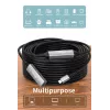 Aktyvus USB-C prailginimo kabelis EQUIP 10 m, USB 3.2 Gen 1 (5 Gbps), juodas