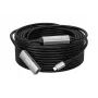 USB-C aktyvus ilginimo kabelis EQUIP 15 m, USB 3.2 Gen 1 (5 Gbps), nikeliuoti kontaktai, juodas