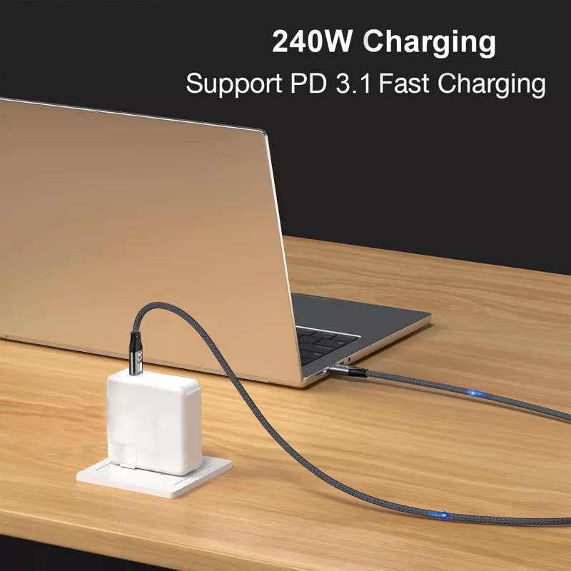 USB-C į USB-C laidas EQUIP 3,0 m — USB 3.2 Gen 2x2, 20 Gbps, PD 240W, 4K@60Hz, juodas