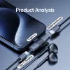 Adapteris USB-C OTG 2-in-1 EQUIP 133479 — 100W PD, 10Gbps, 1x USB-C į 2x USB-C, pilkas
