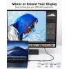 USB į HDMI adapteris EQUIP 133498 (USB-C ir USB-A jungtys, 1080p, aliuminio korpusas, pilka spalva)