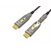 EQUIP HDMI 2.0 aktyvus optinis kabelis 15 m — atjungiamas A/D, 4K@60Hz, 18 Gbit/s, paauksuoti kontaktai