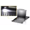 ATEN CL5708N stovo konsolė 48,3 cm (19 colių) juoda 1U