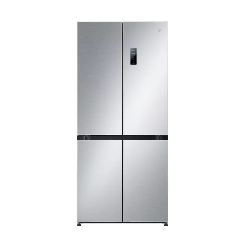 Šaldytuvas šalia šaldiklio Xiaomi Mijia Cross Door 502L – bendras 502 L (šaldytuvas 326 L / šaldiklis 176 L), No Frost, energijos klasė E, aukštis 191,2 cm, 37 dB, šlifuotas sidabras