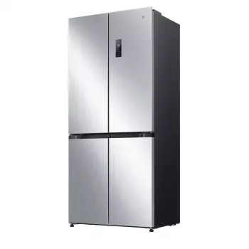Šaldytuvas šalia šaldiklio Xiaomi Mijia Cross Door 502L – bendras 502 L (šaldytuvas 326 L / šaldiklis 176 L), No Frost, energijos klasė E, aukštis 191,2 cm, 37 dB, šlifuotas sidabras