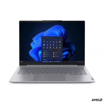 Nešiojamas kompiuteris Lenovo ThinkBook 14 G9 AHP — 14 colių IPS WUXGA 1920x1200, AMD Ryzen 5 (6 branduoliai, 3,2–4,9 GHz), 16 GB DDR5, 512 GB NVMe, AMD Radeon 740M, Windows 11 Pro