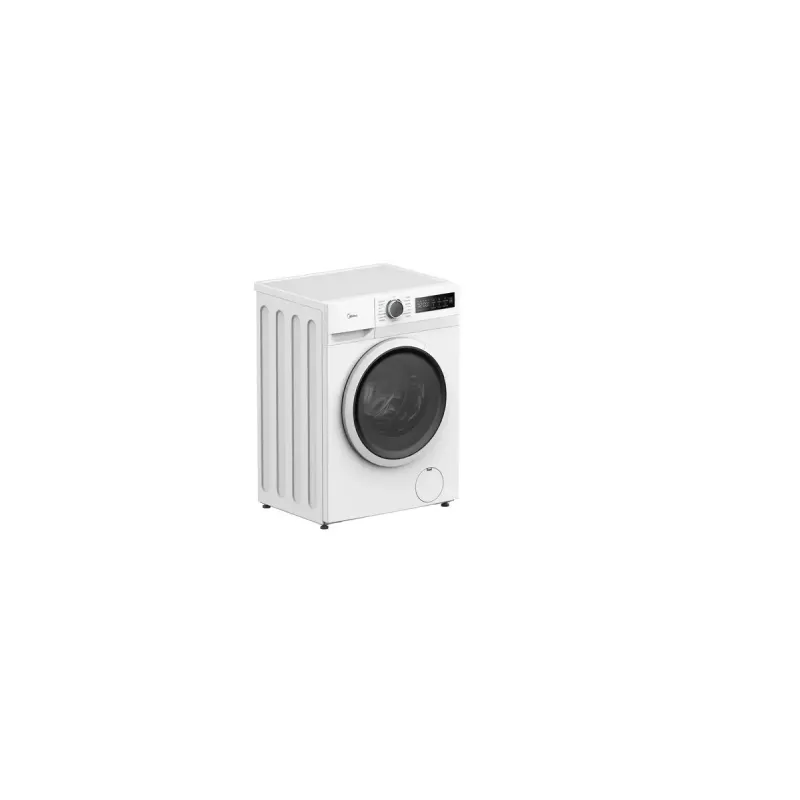 Priekinio pakrovimo skalbyklė Midea MF110W80BA10/W-HR — 8 kg, 1400 aps./min., A energijos klasė, LED ekranas, garo funkcija, 60×48 cm