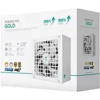 Maitinimo blokas DeepCool GAMERSTORM PQ850G WH 850W, 120mm ventiliatorius, Visiškai modulinis, 80+ Gold, ATX 3.1, baltas