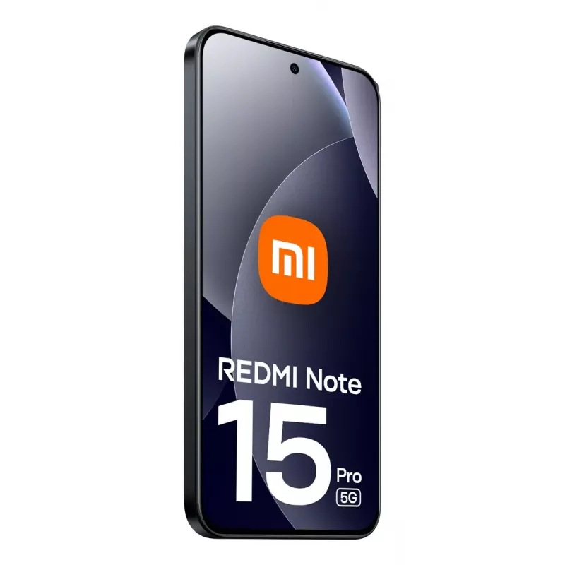 Išmanusis telefonas Xiaomi Redmi Note 15 Pro 5G – 6,83 colio (17,4 cm), 8 GB RAM, 256 GB, 200 MP, 6580 mAh, juodas