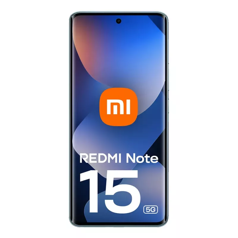Išmanusis telefonas Xiaomi Redmi Note 15 5G – 6,77 colio FHD+ ekranas, Qualcomm Snapdragon 6 Gen 3, 8 GB RAM, 128 GB, 108 MP, 5520 mAh, mėlynas