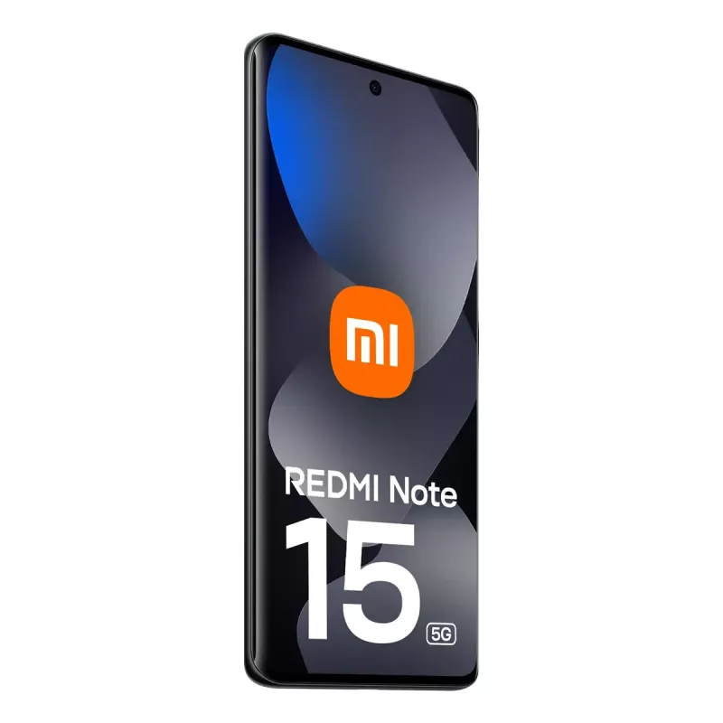 Išmanusis telefonas Xiaomi Redmi Note 15 5G, 6,77 colio (17,2 cm), 8 GB RAM, 128 GB, 108 MP triguba kamera, 5520 mAh, juodas