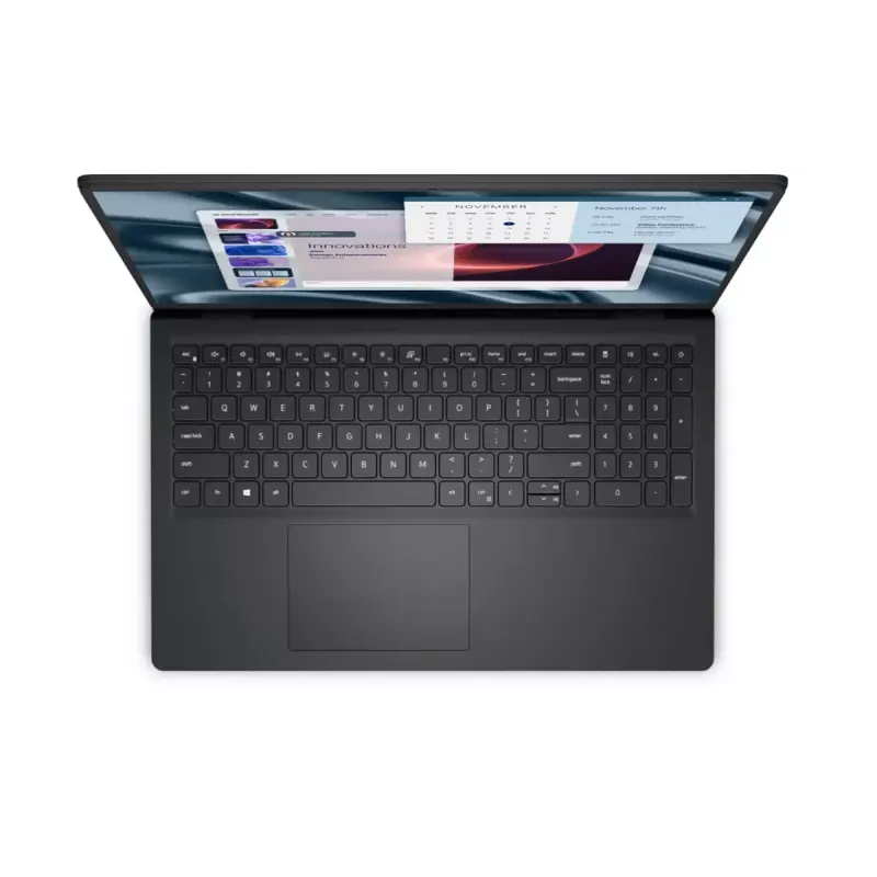 Dell Pro 15 Essential PV15255 nešiojamas kompiuteris, anglies juodos spalvos, 15,6 colio, FHD, AMD Ryzen 5 7520U, 8 GB LPDDR5, 512 GB SSD, AMD Radeon 610M, Windows 11 Home, angliška klaviatūra