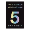 LG F2X50S9TBB skalbimo mašina Priekinis pakrovimas 9 kg 1170 aps./min. Juoda