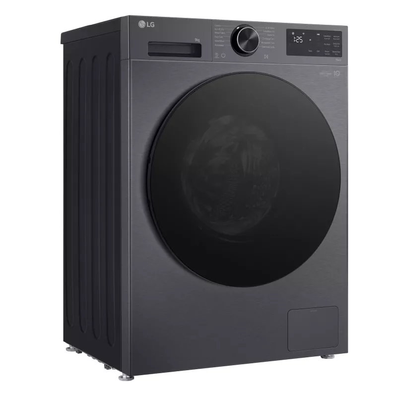 LG F2X50S9TBB skalbimo mašina Priekinis pakrovimas 9 kg 1170 aps./min. Juoda